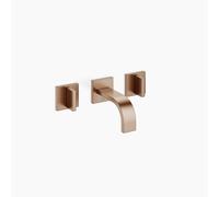 Dornbracht MEM Mitigeur mural pour lavabos sans vidage, saillie 126mm, 36702782-42, Couleur: Bronze brossé