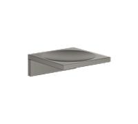 Dornbracht Mem porte-savon 83410780-99 complet, modèle mural, saillie 120 mm, platine foncé mat
