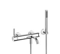 Dornbracht Meta mitigeur monocommande 33233660-00 pour baignoire, montage mural, avec set, chromé