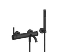 Dornbracht Meta mitigeur monocommande 33233660-33 pour baignoire, montage mural, avec set, noir mat