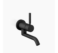 Dornbracht META Mitigeur monocommandé mural pour lavabos sans vidage, saillie 185mm, 36805660-33, Couleur: Noir Mat