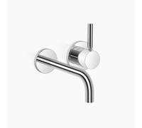 Dornbracht META Mitigeur monocommandé mural pour lavabos sans vidage, saillie 190mm, 36862660-00, Couleur: chrome