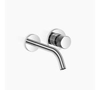 Dornbracht META Mitigeur monocommandé mural pour lavabos sans vidage, saillie 190mm, bec fixe, 36860664-00, Couleur: chrome