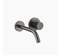 Dornbracht META Mitigeur monocommandé mural pour lavabos sans vidage, saillie 190mm, bec fixe, 36860664-99, Couleur: Dark Platinum brossé