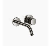 Dornbracht META Mitigeur monocommandé mural pour lavabos sans vidage, saillie 190mm, bec fixe, 36860664-19, Couleur: Chrome foncé