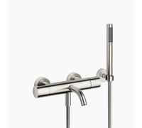 Dornbracht META Mitigeur monocommandé pour bain, pour montage mural, avec flexible de douche, saillie 210mm, 34234979-06, Couleur: Platine Mat