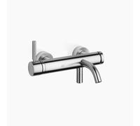 Dornbracht META Mitigeur monocommandé pour bain sans garniture, pour montage mural, saillie 202mm, 33200660-93, Couleur: Chrome brossé