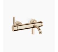 Dornbracht META Mitigeur monocommandé pour bain sans garniture, pour montage mural, saillie 202mm, 33200660-27, Couleur: Light Gold brossé