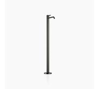 Dornbracht META Mitigeur monocommandé pour lavabo avec tube de trop-plein sans vidage, saillie 196mm, 22584660-99, Couleur: foncé Platine mat