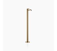 Dornbracht META Mitigeur monocommandé pour lavabo avec tube de trop-plein sans vidage, saillie 196mm, 22584660-39, Couleur: Dark Brass brossé