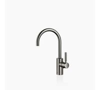 Dornbracht META Mitigeur monocommandé pour lavabo avec vidage, saillie 165mm, bec orientable 360, 33560661-19, Couleur: Chrome foncé