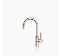 Dornbracht META Mitigeur monocommandé pour lavabo avec vidage, saillie 165mm, bec orientable 360, 33560661-26, Couleur: Or clair