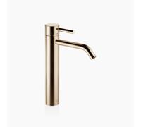 Dornbracht META Mitigeur monocommandé pour lavabos avec pied surélevé, sans garniture d'écoulement, saillie 165mm, 33539660-27, Couleur: Light Gold brossé