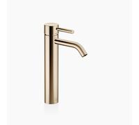 Dornbracht META Mitigeur monocommandé pour lavabos avec pied surélevé, sans garniture d'écoulement, saillie 135mm, 33537660-26, Couleur: Or clair