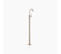 Dornbracht META Mitigeur monocommandé pour lavabos avec tube de trop-plein, sans garniture d'écoulement, saillie 202mm, 22584661-27, Couleur: Light Gold brossé