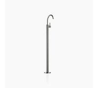 Dornbracht META Mitigeur monocommandé pour lavabos avec tube de trop-plein, sans garniture d'écoulement, saillie 202mm, 22584661-19, Couleur: Chrome foncé