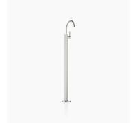 Dornbracht META Mitigeur monocommandé pour lavabos avec tube de trop-plein, sans garniture d'écoulement, saillie 202mm, 22584661-06, Couleur: Platine Mat