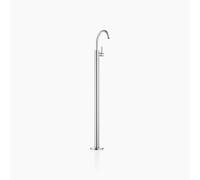 Dornbracht META Mitigeur monocommandé pour lavabos avec tube de trop-plein, sans garniture d'écoulement, saillie 202mm, 22584661-93, Couleur: Chrome brossé