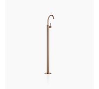 Dornbracht META Mitigeur monocommandé pour lavabos avec tube de trop-plein, sans garniture d'écoulement, saillie 202mm, 22584661-42, Couleur: bronze brossé