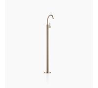 Dornbracht META Mitigeur monocommandé pour lavabos avec tube de trop-plein, sans garniture d'écoulement, saillie 202mm, 22584661-26, Couleur: Or clair