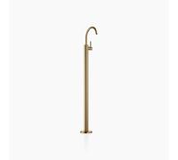 Dornbracht META Mitigeur monocommandé pour lavabos avec tube de trop-plein, sans garniture d'écoulement, saillie 202mm, 22584661-39, Couleur: Dark Brass brossé
