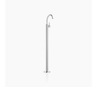 Dornbracht META Mitigeur monocommandé pour lavabos avec tube de trop-plein, sans garniture d'écoulement, saillie 202mm, 22584661-00, Couleur: chrome