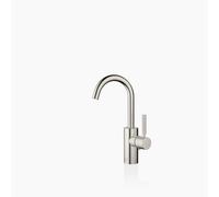 Dornbracht META Mitigeur monocommandé pour lavabos avec vidage, saillie 123mm, bec orientable 360, 33510661-06, Couleur: Platine Mat
