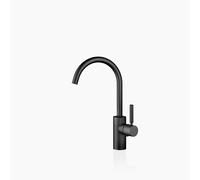 Dornbracht META Mitigeur monocommandé pour lavabos avec vidage, saillie 167mm, bec orientable 360, 33500661-33, Couleur: Noir Mat