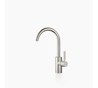 Dornbracht META Mitigeur monocommandé pour lavabos avec vidage, saillie 167mm, bec orientable 360, 33500661-06, Couleur: Platine Mat