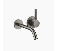 Dornbracht META Mitigeur mural de lavabo sans vidage, saillie 190mm, jet rond enrichi d'air, 36860660-99, Couleur: foncé Platine mat