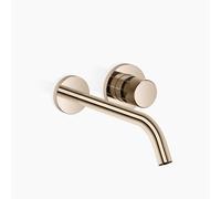 Dornbracht META PURE Mitigeur mural de lavabo sans vidage, saillie 250mm, bec fixe, 36861664-26, Couleur: Or clair