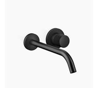 Dornbracht META PURE Mitigeur mural de lavabo sans vidage, saillie 250mm, bec fixe, 36861664-33, Couleur: Noir Mat