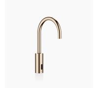 Dornbracht META Robinetteries de lavabo avec fonction électronique d'ouverture et de fermeture, sans vidage, alimentation par pile/réseau, 44521660-46, Couleur: Champagne brossé