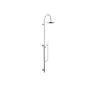 Dornbracht Meta set de douche 26024661-08 avec mitigeur monocommande, saillie de douche à poser 450 mm, platine