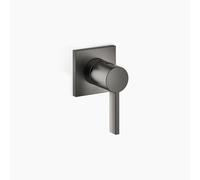 Dornbracht mitigeur monocommandé encastré avec plaques de recouvrement 80x80mm, 36060670-99, Couleur: foncé Platine mat
