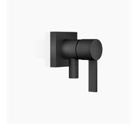 Dornbracht mitigeur monocommandé encastré avec plaques de recouvrement, avec raccordement de douche intégré, 36046970-33, Couleur: Noir Mat