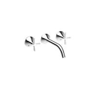 Dornbracht - Mitigeur monocommande mural Vaia 36712809-00 pour lavabo, sans ensemble de vidange, chromé