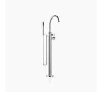 Dornbracht Mitigeur monocommandé pour bain avec tube de fixation pour montage indépendant, avec flexible de douche, 25863661-00, Couleur: chrome