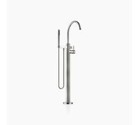 Dornbracht Mitigeur monocommandé pour bain avec tube de fixation pour montage indépendant, avec flexible de douche, 25863661-06, Couleur: Platine Mat