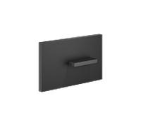 Plaques de recouvrement Dornbracht pour réservoirs de chasse WC-UP de la société TeCe, 12660979-33, Couleur: Noir Mat