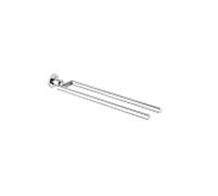 Dornbracht porte-serviettes Tara . 8321089200 chromé , 2-pivotantes, projection de 46 cm
