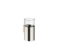 Dornbracht porte-verre 83400979-06 Modèle mural, verre en cristal, transparent, platine mat