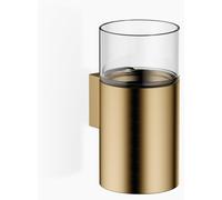 Dornbracht Porte-verre, modèle mural, avec verre clair, 83400979-39, Couleur: Dark Brass brossé