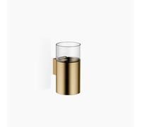 Dornbracht Porte-verre, modèle mural, avec verre clair, 83400979-39, Couleur: Dark Brass brossé