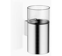 Dornbracht Porte-verre, modèle mural, avec verre clair, 83400979-93, Couleur: Chrome Mat