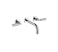 Dornbracht raccord paroi de la cuvette Tara 0,3671288200 chromé , projection 190mm, poignées de levier, écussons