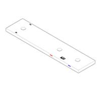 Dornbracht rosace 2 Ventile et 2000 U 092773013-47 champagne