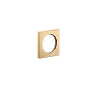 Dornbracht rosace 12720980-28 70 x 70 mm, laiton brossé