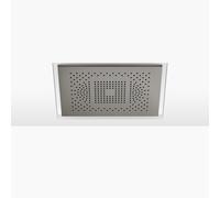 Dornbracht SERENITY SKY Panneau de pluie pour montage au plafond avec lumière, 41771979-99, Couleur: foncé Platine mat