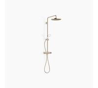 Dornbracht Showerpipe avec thermostat de douche sans douchettes à main, saillie douche à main 450mm, douche de tête 300mm, 34460979-26, Couleur: Or clair